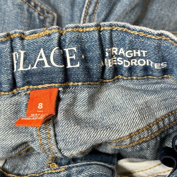 Set Of 3 Place Straight Jambees Droites Jeans For Boys Size 8 Color Blue - Picture 3 of 12